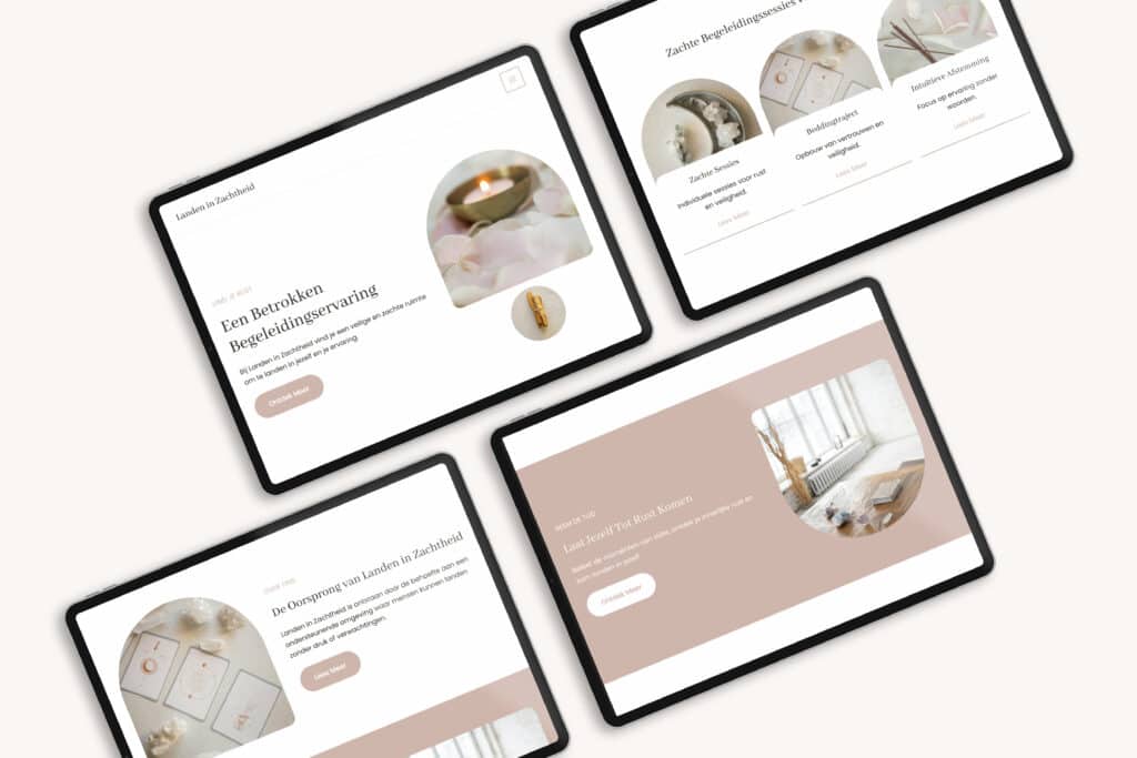 Zacht en rustgevend interieurontwerp voor een comfortabele sfeer.