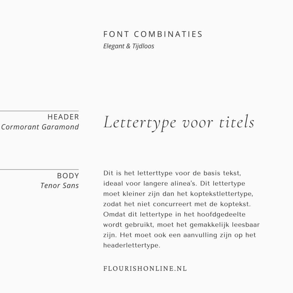 Elegante en tijdloze typografie voor een stijlvolle website, perfect voor branding en design.