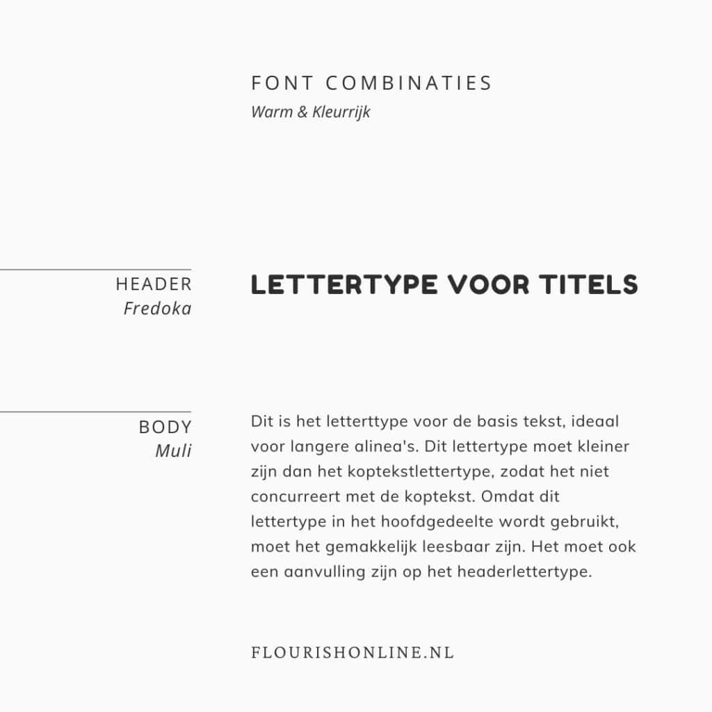Kleurrijke en warme branding afbeelding voor Flourish Online, online marketing experts.