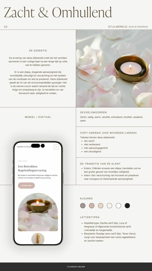 Zacht en rustgevend sieraad met warme kleuren en ronde vormen, perfect voor een kalmerende uitstrali.